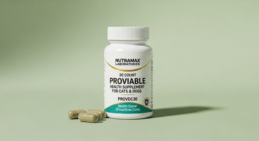 Nutramax Laboratories Proviable Health Supplement for Cats and Dogs 30 Count
