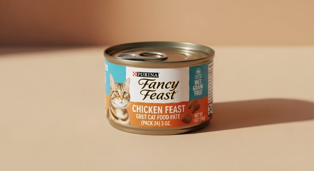 Purina Fancy Feast Chicken Feast Classic Grain Free Wet Cat Food Pate in 3 oz. cans